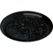 Ekena Millwork Luton Ceiling Medallion (Fits Canopies up to 3 1/2"), Hand-Painted Black Pearl, 21"OD x 2"P CM21LUBPS - alternate 4